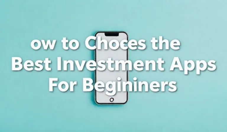 How to Choose the Best Best Investment Apps For Beginners 2025 - High Returns (2025 Edition) - how to choose guide