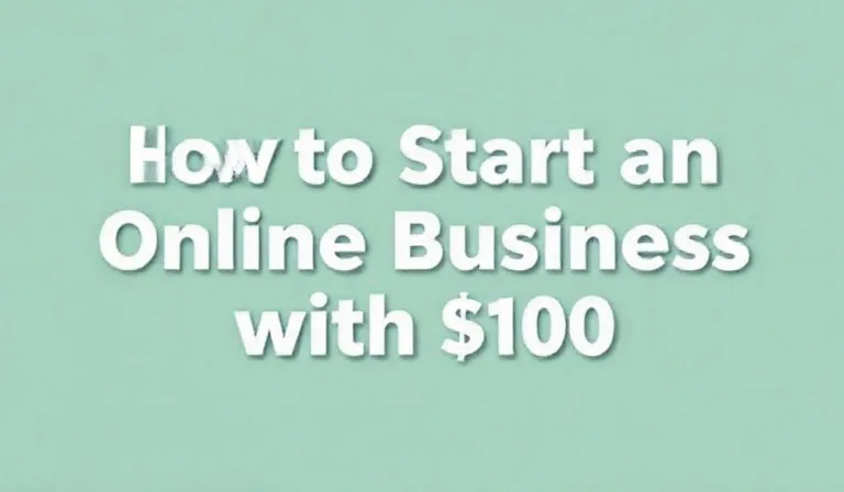 How to Start an Online Business with $100 (2025) - how to start guide